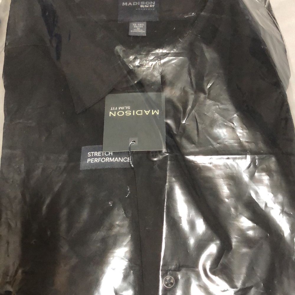 LOT OF 2 MADISON SLIM FIT DRESS SHIRTS NWT - Picture 7 of 12